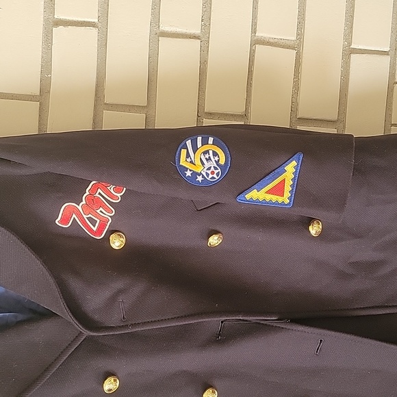 Zara woman awesome long military coat with patches. - Picture 5 of 10